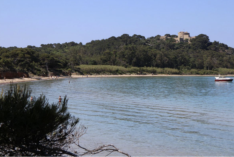 Vue sur Porquerolles, ses eaux limpides, sa flore luxuriante